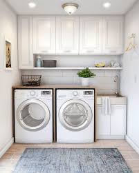 Shaker Laundry Cabinet Kit With Pull Out Faucet Ql058 The Home Depot Laundryroom Laun Stylish Laundry Room Laundry Room Layouts Laundry Room Renovation