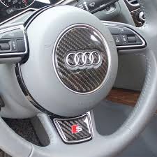 Carbon Fiber Car Steering Wheel Sticker Rs Sline S Line Emblem Stickers For Audi A3 A4 A6 A7 Q3 Q5 Q7 Cheap Product Is Ava Car Stickers Funny Audi Car Humor