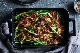 Green Bean Casserole With 4 Ingredients None Of Them Canned Greenbean Casserole Recipe Casserole Recipes Green Bean Casserole