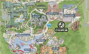 Disneyland resort features two theme parks: Ae Disneyland California Adventure Avengers Campus Map Allears Net