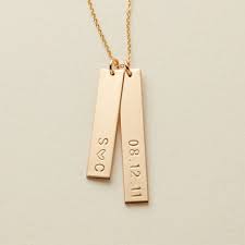 Gold Double Vertical Bar Necklace Vertical Nameplate Etsy In 2021 Vertical Bar Necklace Bar Necklace Gold Bar Necklace Personalized