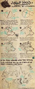 Wolf Head Tutorial By Soas95 On Deviantart Drawing Tutorial Art Tutorials Wolf Drawing