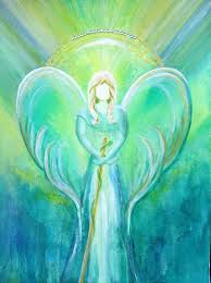 Silwiartatelier Angel Pictures Angel Poster Archangel Raphael Etsy Angel Painting Angel Art Angel Drawing