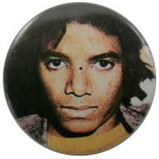 They try to tell us we are too young / too young to really be in love / they say that love is a word / a word we have only heard / but cannot begin to know the meaning of / and yet Michael Jackson Young Face Button Badge