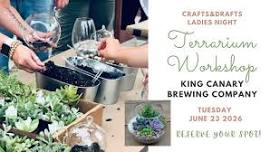 Build Your Own Terrarium Workshop - King Canary