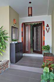 Instead, commission a custom solution as done in this home entrance design. Sajavat Home Entrance Decor House Designs Exterior Indian Home Design