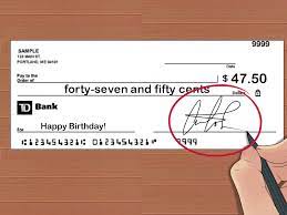Use a pen instead of a pencil, which is too easy to alter. How To Write A Check With Cents 10 Steps With Pictures