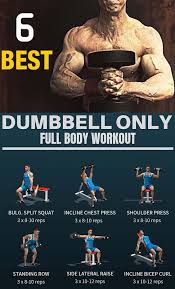 Dumbbell Only Full Body Workout Full Body Workouts Are A Great Way To Start And Even Dumbbell Workout Full Body Dumbbell Workout Dumbbell Workout Program