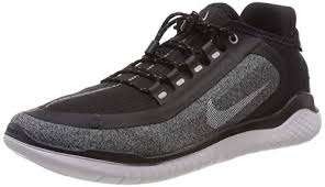 Nike Men S Free Rn 2018 Shield Running Shoe Black In 2020 With Images Black Running Shoes Sneakers Men Fashion Nike Men