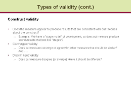 Test Validity Validity Of Measurement Reliability Refers To