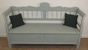 Bank Sitzbank Truhenbank Antik Landhaus Vintage Etsy Bench With Storage Old Benches Storage Spaces