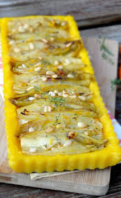Recette Tarte De Polenta Aux Endives Braisees A L Orange En Video Recette Polenta Recette Recettes De Cuisine