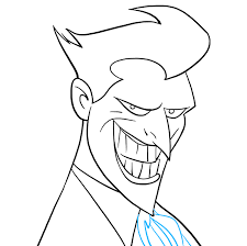 How To Draw The Joker Really Easy Drawing Tutorial Joker Drawings Easy Drawings Joker Sketch