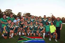 The south african national rugby league team is called the rhinos. South African Rugby League Heritage Association Home Facebook