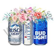 Excited To Share This Item From My Etsy Shop Floral Beer Cans Png File Busch Light Ultra Bud Light Sublim Bud Light Silhouette Cameo Vinyl Sublimation Mugs