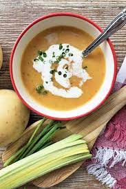 Potage Parmentier Recipe French Potato Leek Soup Foodal Recipe Leek Soup Recipes Leeks