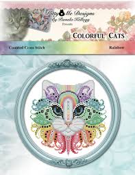 Maybe you would like to learn more about one of these? Kitty And Me Colorful Cats Rainbow Cross Stitch Pattern 123stitch