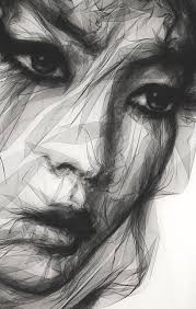 Artist Benjamin Shine Collaborated With Fashion Designer John Galliano To Create A Ghostly Tulle Portrait Taking Shape On An Al Benjamin Shine Portrait Art Art