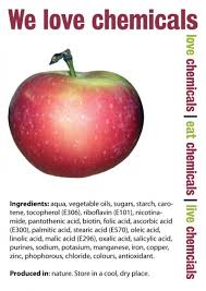 Apple juice is a fruit juice made by the maceration and pressing of an apple.the resulting expelled juice may be further treated by enzymatic and centrifugal clarification to remove the starch and pectin, which holds fine particulate in suspension, and then pasteurized for packaging in glass, metal, or aseptic processing system containers, or further treated by dehydration processes to a. Everyday Scientist Chemicals Ad Campaign