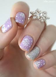 Milk bath look simple, cute & quick + easy to recreate! 20 Pretty Christmas Nail Art Ideas Designs 2017