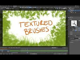 Grease Pencil Textured Brushes Blender 2 80 Beta Youtube Pencil Texture Blender Tutorial Blender