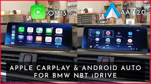 (mmi box or hu screen) via usb on evo id6. Apple Carplay Ios13 Android Auto Integrated On Bmw Nbt Idrive On F30 328i Youtube