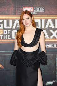 Karen Gillan smoulders in jaw-dropping optical illusion dress as she  strikes sultry pose | The Scottish Sun