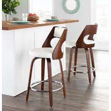 wade logan mcelroy swivel bar counter stool in 2021 stools modern kitchen island under $200