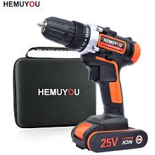 Hemuyou 25v Electric Drill Rechargeable Hand Drill Multi Function Power Tools Hemuyou Electric Drill Rechargeabl Electric Drill Electric Screwdriver Drill