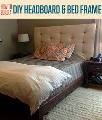 Diy upholstered bed frame and headboard. How To Build A Headboard And Bed Frame Diy Projects Craft Ideas How To S For Home Decor With Videos