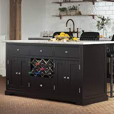 Save on furniture & more. Kitchen Island With Granite Top Black White Granite Store