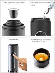 Jb's nespresso coffee machine range has taken that ease to the next level. Heating Water And Automatic Cleaning Function Conqueco Portable Espresso Maker Travel Coffee Machine Compatible With Nespresso Capsules And Lor Capsules Black Coffee Tea Espresso Kitchen Dining Rayvoltbike Com