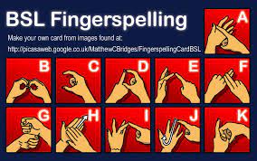 A credit card can be wicked tempting. Print And Make Your Own Credit Card Sized British Sign Language Fingerspelling Card 1 Of 2 British Sign Language Sign Language Make Your Own Card