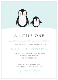Baby Penguin Baby Shower Invitations By Basic Invite