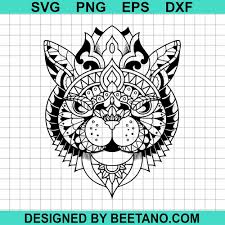 Download Tiger Mandala 2020 Svg Cut File For Cricut Silhouette Machine Make Cra Beetanosvg Scalable Vector Graphics