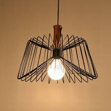 Black Wrought Iron Large Pendant Lights Industrial Lights