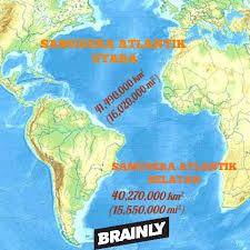Laut karibia juga merupakan salah satu lautan air asin terbesar di dunia yang membentang seluas 2.754.000 kilometer persegi. Samudra Yg Menghubungkan Benua Eropa Dan Amerika Adlh Brainly Co Id