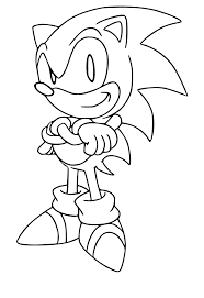 free printable sonic hedgehog coloring page sheet and picture for adults and kids girls and boys babeled com
