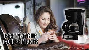 Mini brew, brew now or later, black. Best 5 Cup Coffee Maker In 2021