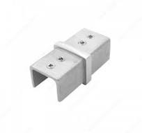 Stainless Steel Square Top Rail 180° Connector - Low Profile ...