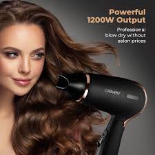 Carmen Noir Lightweight Travel Hair Dryer with Concentrator Nozzle and  foldable handle, Travel Bag, luxury soft touch finish 1200W, Black and  Copper C80020COP : Amazon.co.uk: Beauty