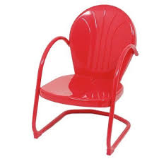 Classic Retro Style Red Metal Tulip Chair By Lb International Http Www Amazon Com Dp B001thezue Ref Cm Sw R Pi Dp Metal Lawn Chairs Lawn Chairs Retro Chair