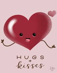 A large collection of beautiful hugs and kisses gifs. Hugs And Kisses Card Blog Letter Me