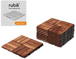 This can be a real disadvantage for homes in colder climates, especially during the winter. Rubik Acacia Wood Floor Decking And Patio Interlocking Tile Flooring Pavers Composite Decking For Indoor And Outdoor Pack Of 9 Tiles Amazon Ae