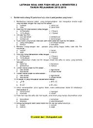 Soal pts kelas 6 sd/ mi selanjutnya silahkan di download file lengkap dari soal pts mi kelas 6 fiqih semester 1 th. Soal Ukk Fiqih Kelas 4 Sd Dan Mi