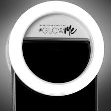 Glowme 2 0 Led Selfie Ring Light For Mobile Devices Usb Rechargeable Impressions Vanity Co Led Selfie Ring Light Selfie Ring Light Impressions Vanity