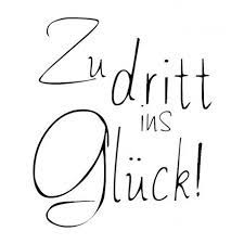 Lustige sprüche für whatsapp und facebook. Stempel Zu Dritt Ins Gluck Ja Hochzeitsshop De Hochzeit Shop Hochzeitsshop Hochzeit Accessoires