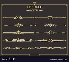 Black And Gold Art Deco Border Art Deco Borders Illustrator In 2020 Art Deco Borders Art Deco Artwork Art Deco