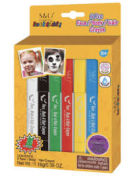 Um fasching, halloween oder einen kindergeburtstag gebührend zu feiern, sind kinderkostüme die beste wahl! Aqua Schminkstifte Fur Kinder Make Up 6 Punkt Bunt Gunstige Faschings Make Up Bei Karneval Megastore