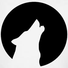 This is 's completed commission of a starry spirit wolf looking back over her shoulder at the silhouette of a native american indian's. Pin By Tyler Ficca On Wolves In 2021 Wolf Silhouette Wolf Moon Silhouette Art
